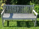 Weathered Teak Bench