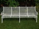 Antique Wrought Iron Bench