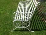 Antique Wrought Iron Bench