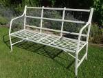 Antique Wrought Iron Bench