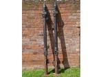 Antique Cast Iron Gate Posts
