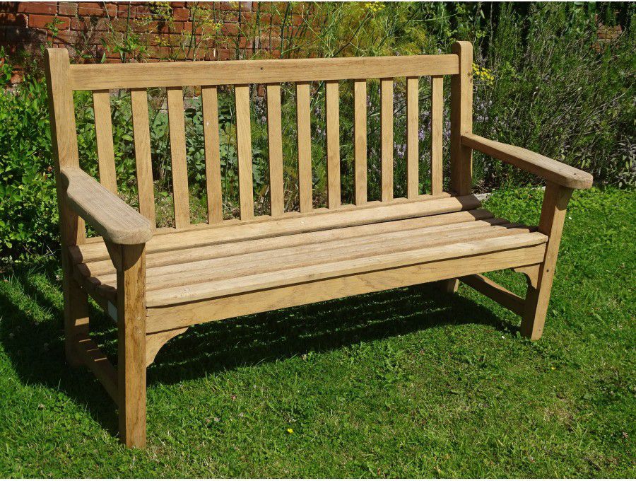 Weathered Teak Bench