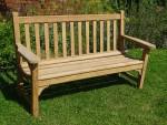 Weathered Teak Bench