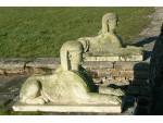 Pair Stone Sphinxes