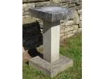 Carved Stone Birdbath