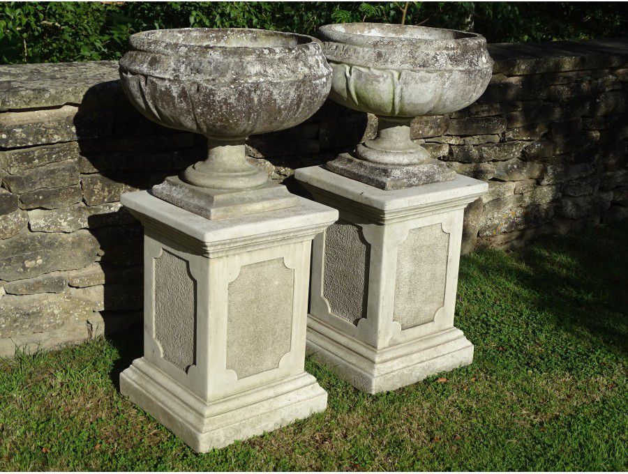 Vintage Garden Urns (Pair)
