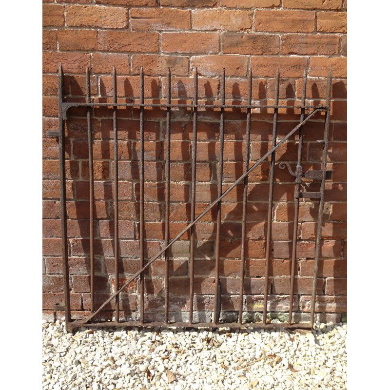 Antique Wrought Iron Gate. Antique gates. Holloways Garden Antiques.