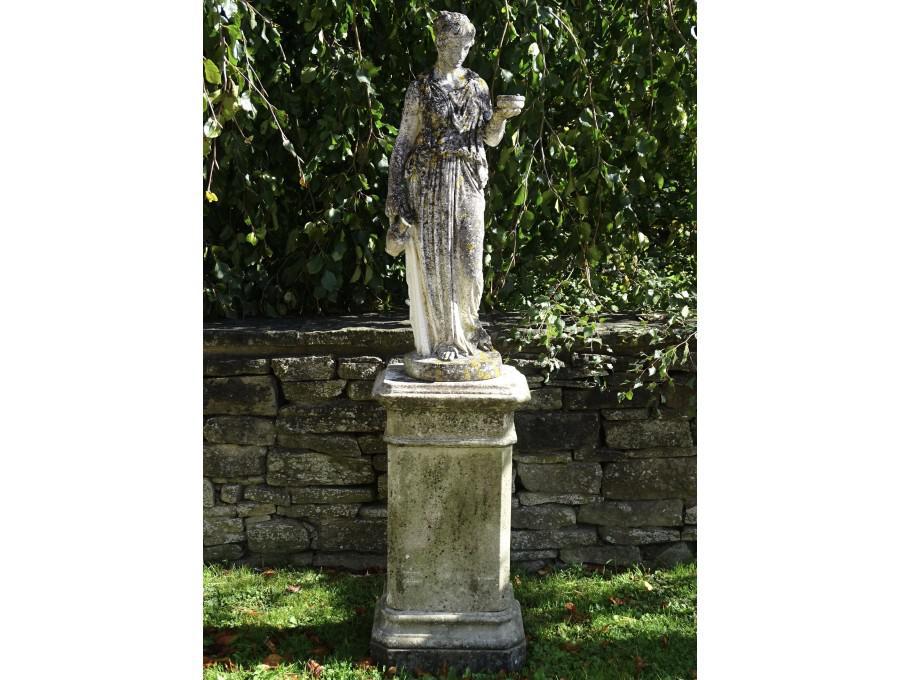 Weathered Statue Of Hebe