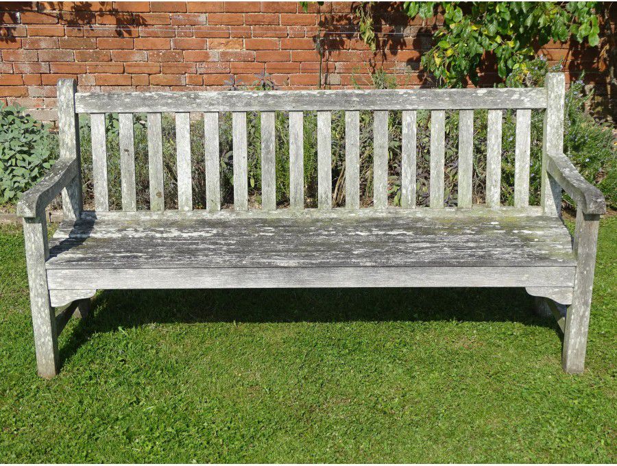 Salvaged Teak Bench
