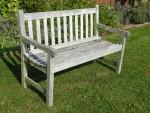 Weathered Teak Bench