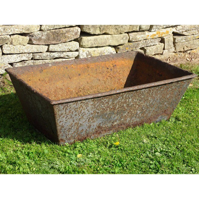 Vintage Cast Iron Planter. Antique Garden Planter.