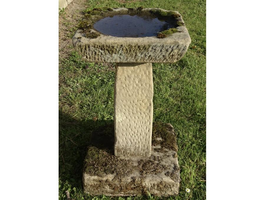 Antique Stone Birdbath