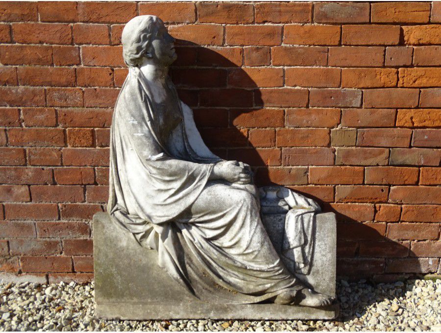 Salvaged Marble Plaque