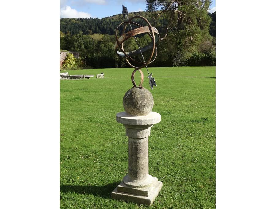 Vintage Armillary Sundial