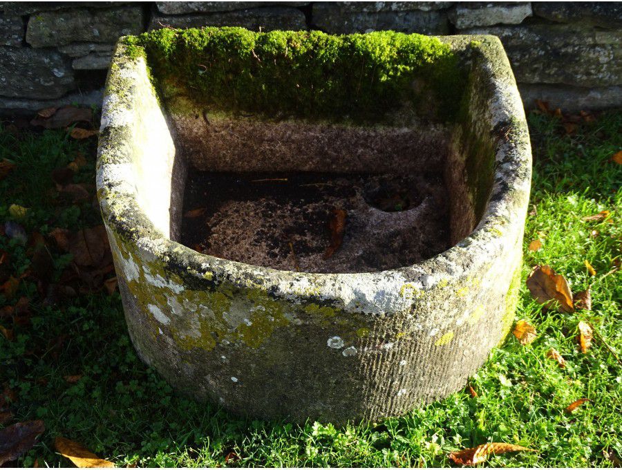 Antique Bow Fronted Trough