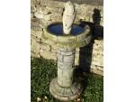 Weathered Garden Birdbath