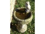 Weathered Garden Birdbath