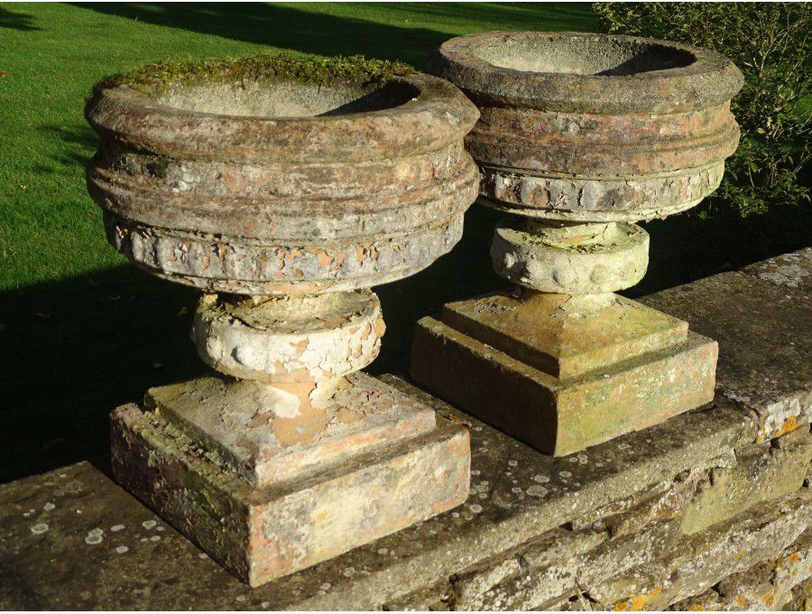 Vintage Garden Urns (Pair)