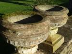 Vintage Garden Urns (Pair)