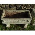 Pair Weathered Composition Stone Troughs