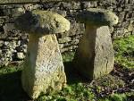 Antique Limestone Staddlestones