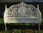 Cast Iron Medallion Bench