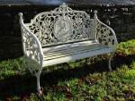 Cast Iron Medallion Bench