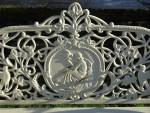 Cast Iron Medallion Bench