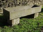 Antique Stone Trough on Blocks