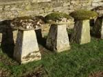 Set of Six Antique Staddle Stones