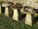 Set of Six Antique Staddle Stones