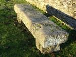 Large Antique Stone Seat