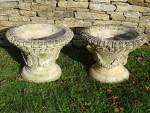 Weathered Garden Planters (Pair)
