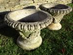 Weathered Garden Planters (Pair)