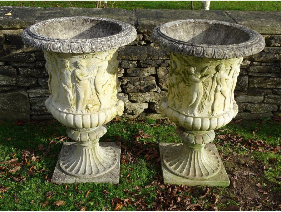 Large Garden Urns (Pair)