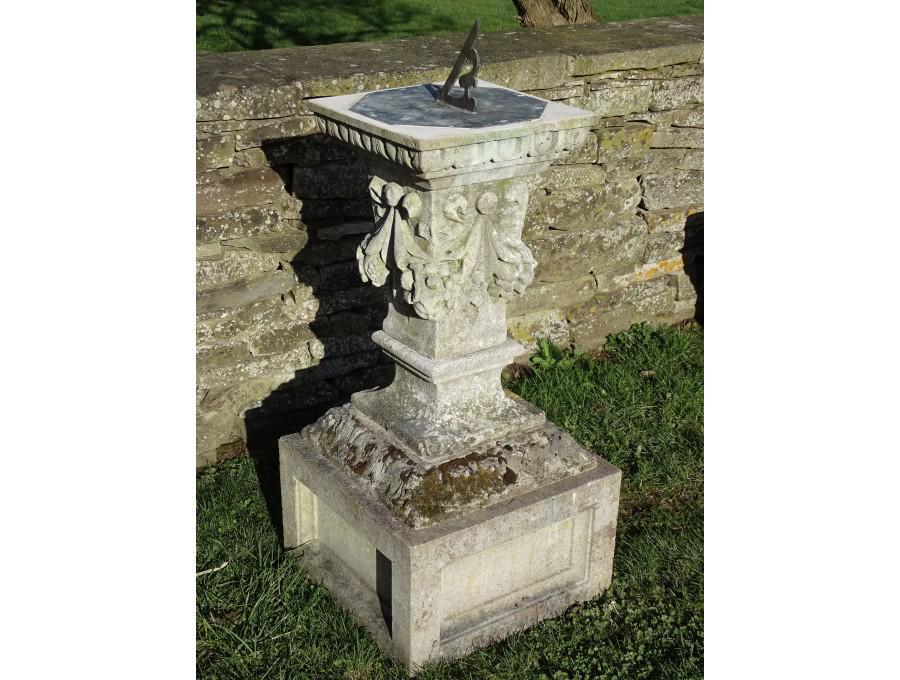 Antique Stone Sundial