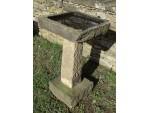 Antique Stone Birdbath