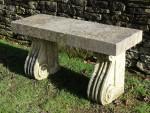 Salvaged Stone Bench