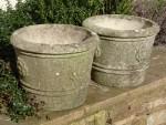 Tudor Rose Planters (Pair)