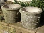 Tudor Rose Planters (Pair)