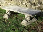 Vintage Curved Bench