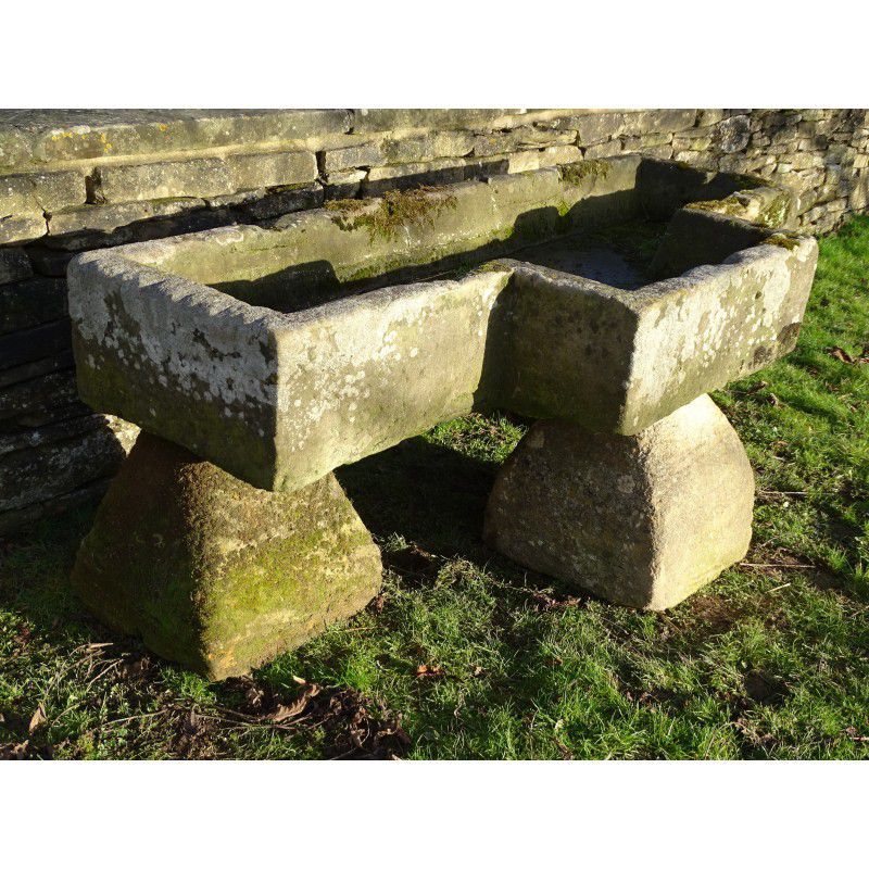 Large Antique Stone Trough|Holloways Garden Antiques|