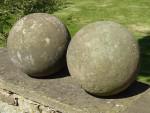 Stone Ball Finials (Pair)