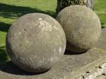 Stone Ball Finials (Pair)
