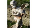 Weathered Cast Iron Statue