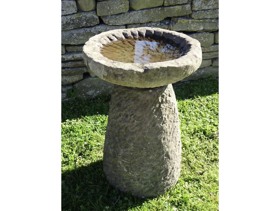 Antique Stone Birdbath