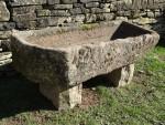 Antique Stone Trough on Blocks
