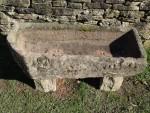 Antique Stone Trough on Blocks