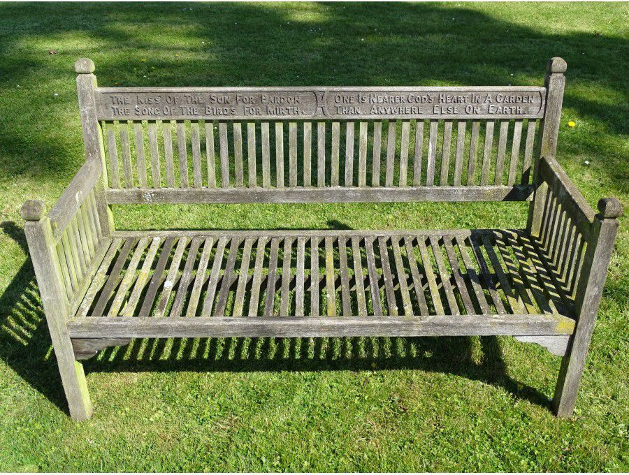 Vintage Teak Garden Bench