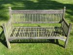 Vintage Teak Garden Bench